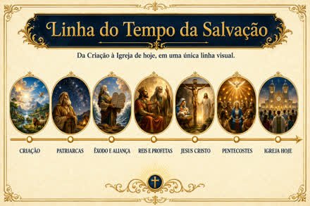 Linha do Tempo da Salvação — infográfico