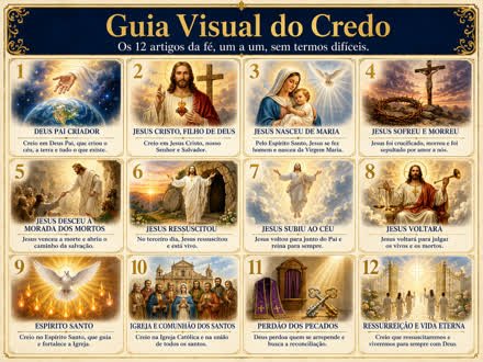 Guia Visual do Credo — infográfico